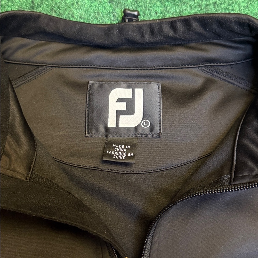 FootJoy: Full-Zip Performance Golf Jacket (Black / Size Large)